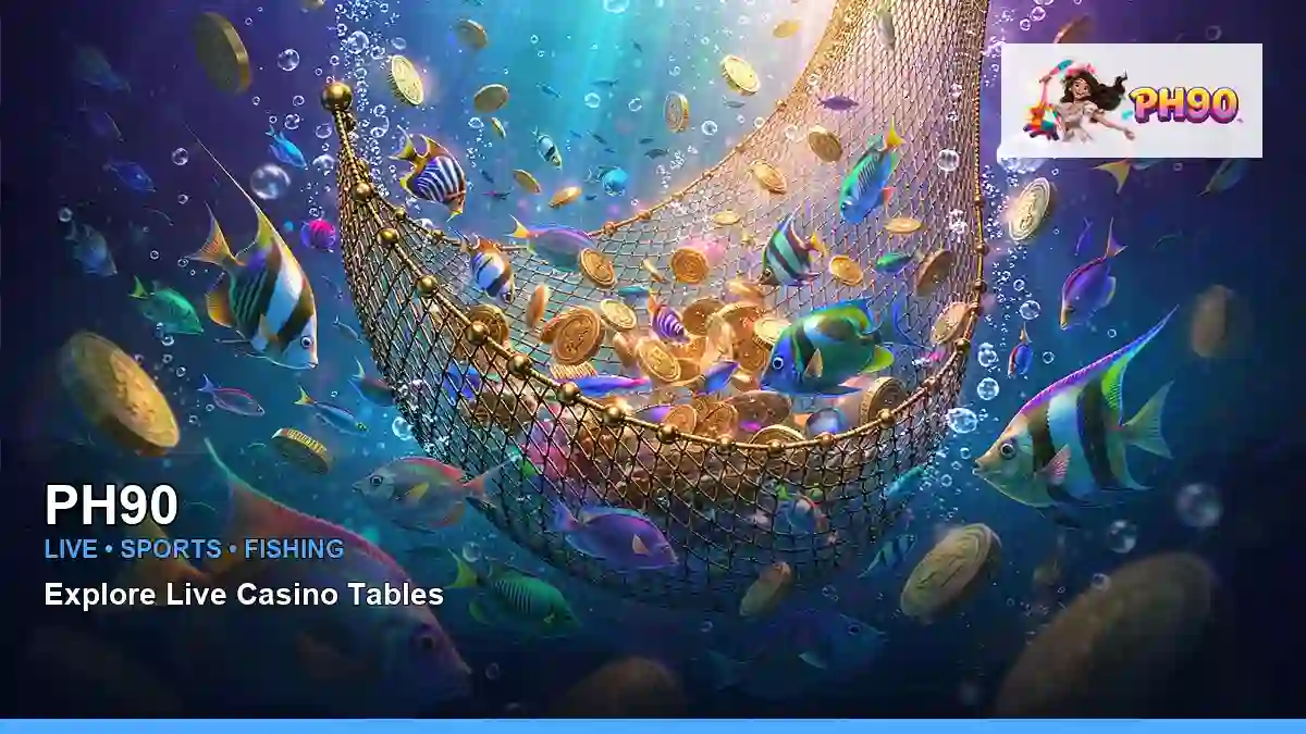PH90 high-energy casino fishing games in a bountiful catch layout for Philippine players