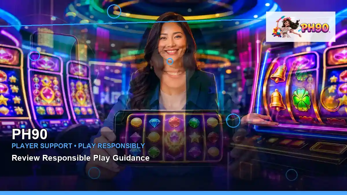 PH90 high-energy mobile casino app in a centered layout for Philippine players
