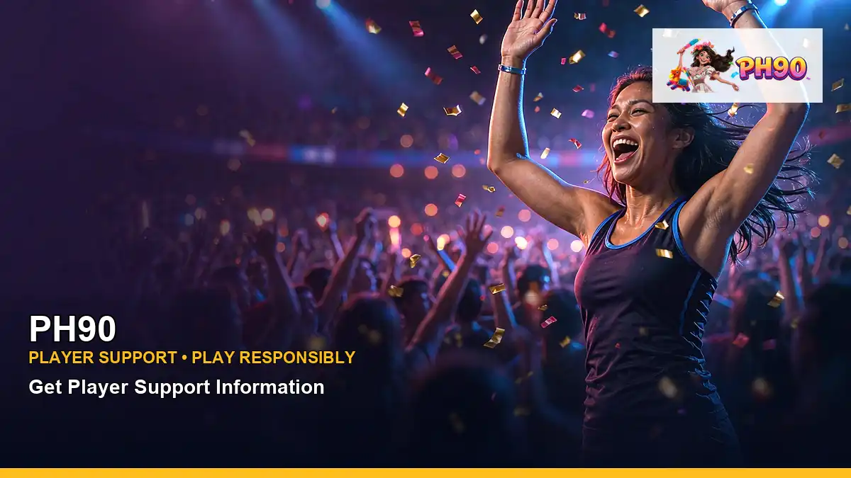 PH90 online sports betting featuring an adult Filipina casino host with a mobile viewing composition